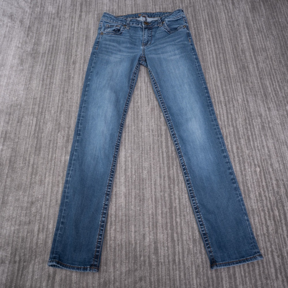 Kut from the Kloth Jeans Womens 4 Blue Excellent Straight Leg Stretch Denim